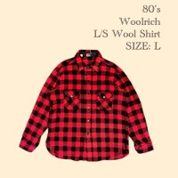 80's Wool Rich L/S Wool Shirt | Vintage.City 古着屋、古着コーデ情報を発信