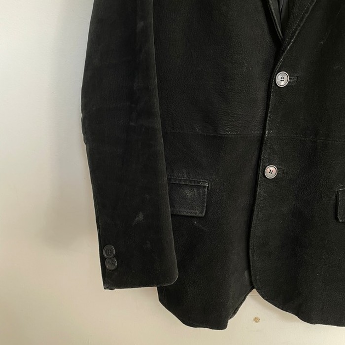 Suede tailored Leather Jacket | Vintage.City 빈티지숍, 빈티지 코디 정보
