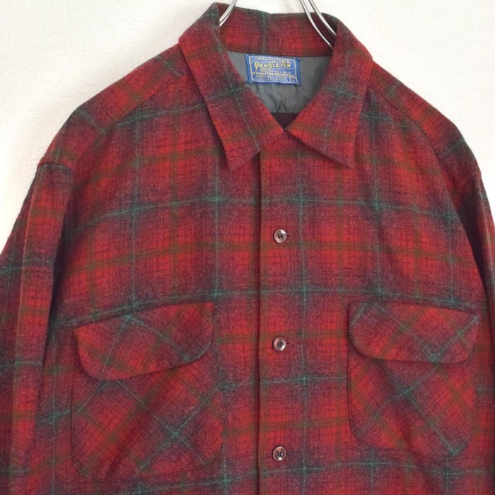 50〜60s " pendleton " wool open collar shirts | Vintage.City 빈티지숍, 빈티지 코디 정보