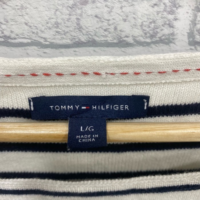 【SALE】TommyHilfiger 90〜00's 古着 セーター ボーダー ワンポイントロゴ デザインボタン | Vintage.City 古着屋、古着コーデ情報を発信