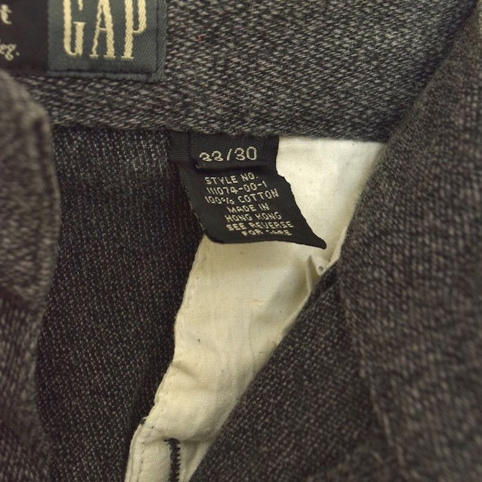 90s " GAP " salt & pepper pattern cotton two tuck slacks | Vintage.City 古着屋、古着コーデ情報を発信