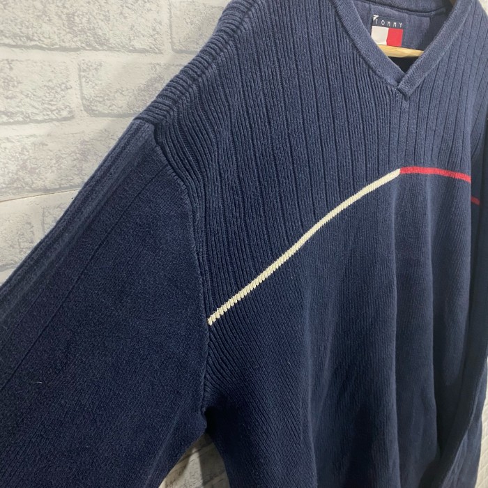 【SALE】TommyHilfiger 90's 古着 セーター ネイビー | Vintage.City 빈티지숍, 빈티지 코디 정보