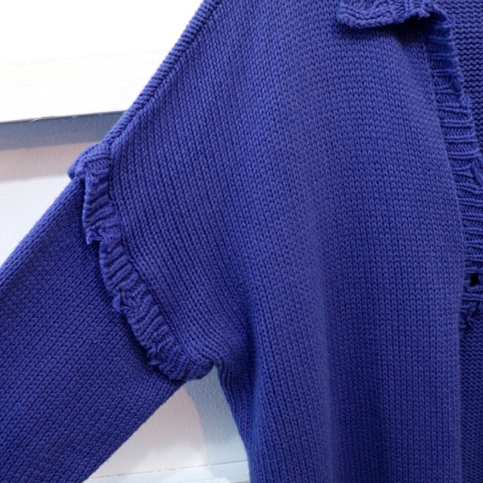 【broken cotton knit cardigan】 | Vintage.City 빈티지숍, 빈티지 코디 정보
