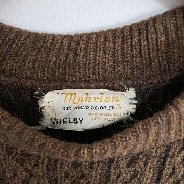 60s-70s SHELBY Mohair Blend P/O Knit | Vintage.City 빈티지숍, 빈티지 코디 정보