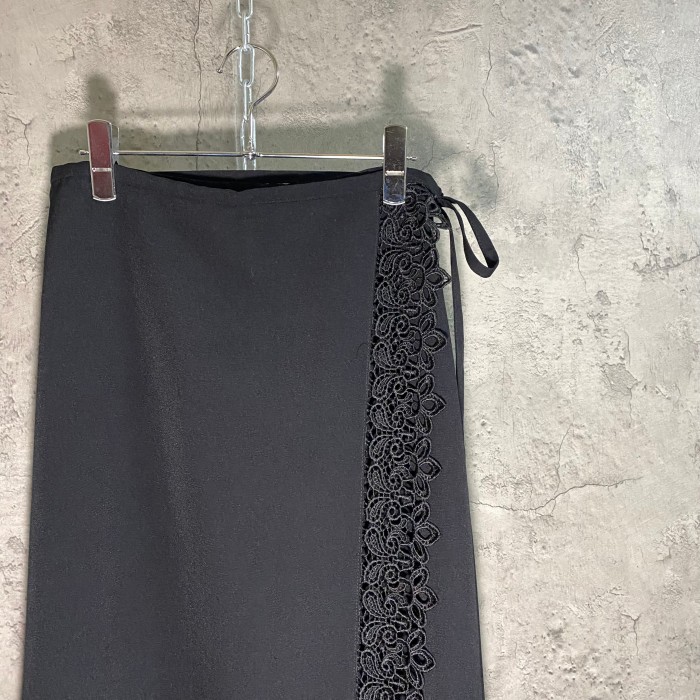 flower embroidery wrap skirt | Vintage.City 古着屋、古着コーデ情報を発信