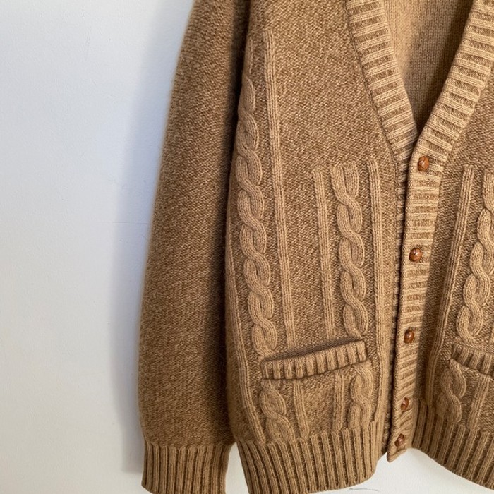 PIERRE BALMAIN Cable Knit Cardigan | Vintage.City 古着屋、古着コーデ情報を発信
