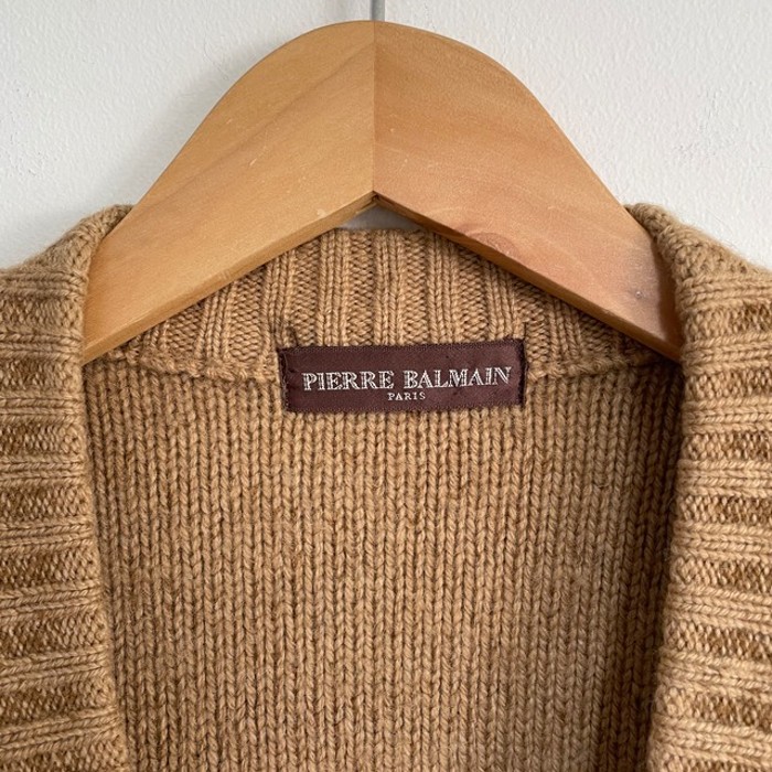 PIERRE BALMAIN Cable Knit Cardigan | Vintage.City 빈티지숍, 빈티지 코디 정보