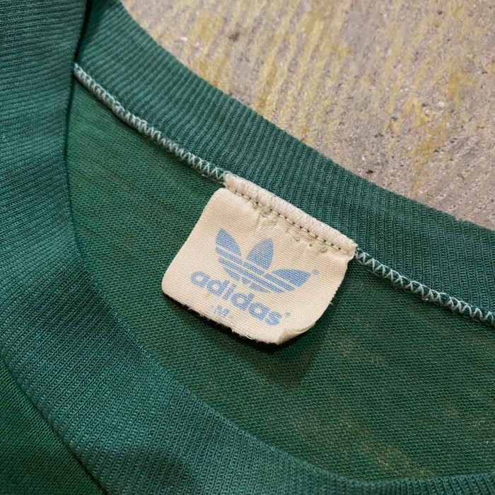 80s adidas rubber printed tee | Vintage.City 古着屋、古着コーデ情報を発信
