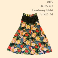 80's KENZO Corduroy Skirt | Vintage.City 古着屋、古着コーデ情報を発信