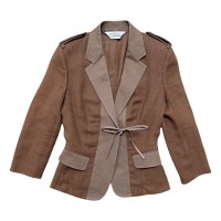 SPORTMAX by MaxMara 100% Linen Jacket Brown | Vintage.City 빈티지숍, 빈티지 코디 정보