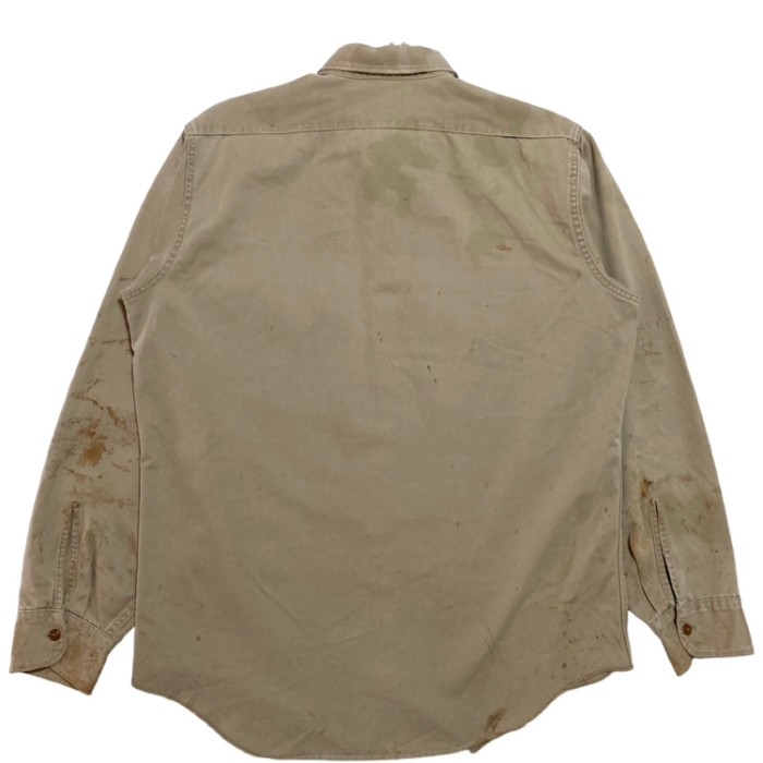 【40s〜 DICKIES ARMY CLOTH】BORO Work Shirt | Vintage.City 古着屋、古着コーデ情報を発信