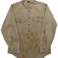 【40s〜 DICKIES ARMY CLOTH】BORO Work Shirt | Vintage.City 빈티지숍, 빈티지 코디 정보