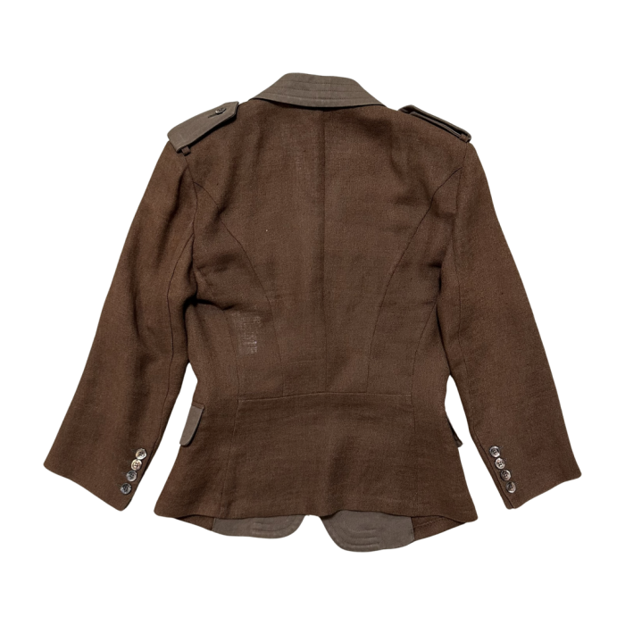 SPORTMAX by MaxMara 100% Linen Jacket Brown | Vintage.City 古着屋、古着コーデ情報を発信