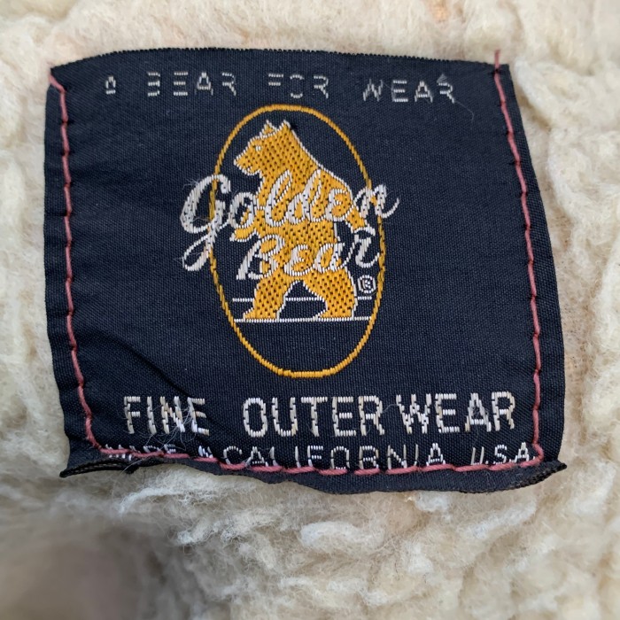 ■GoldenBear ボアジャケット　 Vintage物 made in california U.S.A. | Vintage.City 빈티지숍, 빈티지 코디 정보