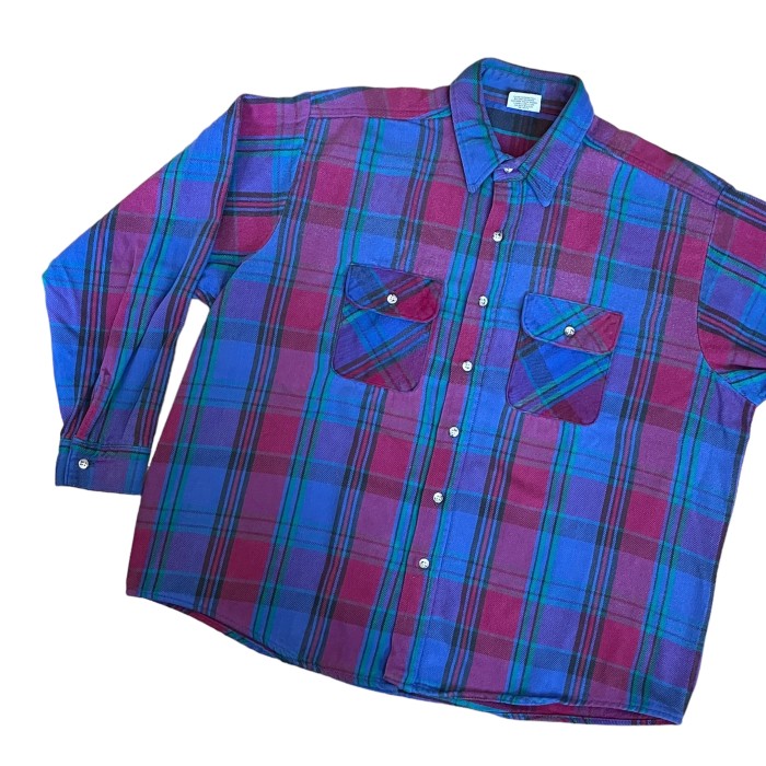 90s "FIVE BROTHER" flannel shirt  -2XL- | Vintage.City 古着屋、古着コーデ情報を発信