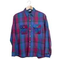90s "FIVE BROTHER" flannel shirt  -2XL- | Vintage.City 빈티지숍, 빈티지 코디 정보
