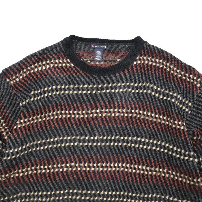 USED 90s KNIGHT BRIDGE Acrylic knit sweater | Vintage.City 古着屋、古着コーデ情報を発信