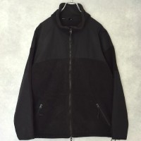 " us military " black fleece x nlyon jacket | Vintage.City 古着屋、古着コーデ情報を発信