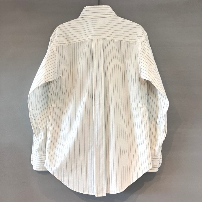 Ralph Lauren ラルフローレン BDシャツ ストライプ オフホワイト × ライトブルー 140cm | Vintage.City 古着屋、古着コーデ情報を発信