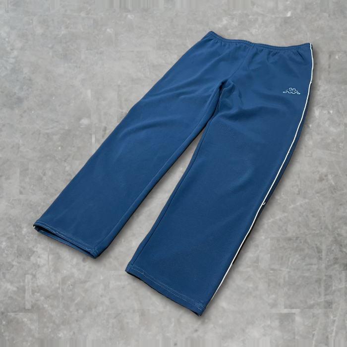 00s Kappa line dull color wide track pants / カッパ ワイドトラックパンツ くすみカラー ラインパンツ | Vintage.City 古着屋、古着コーデ情報を発信