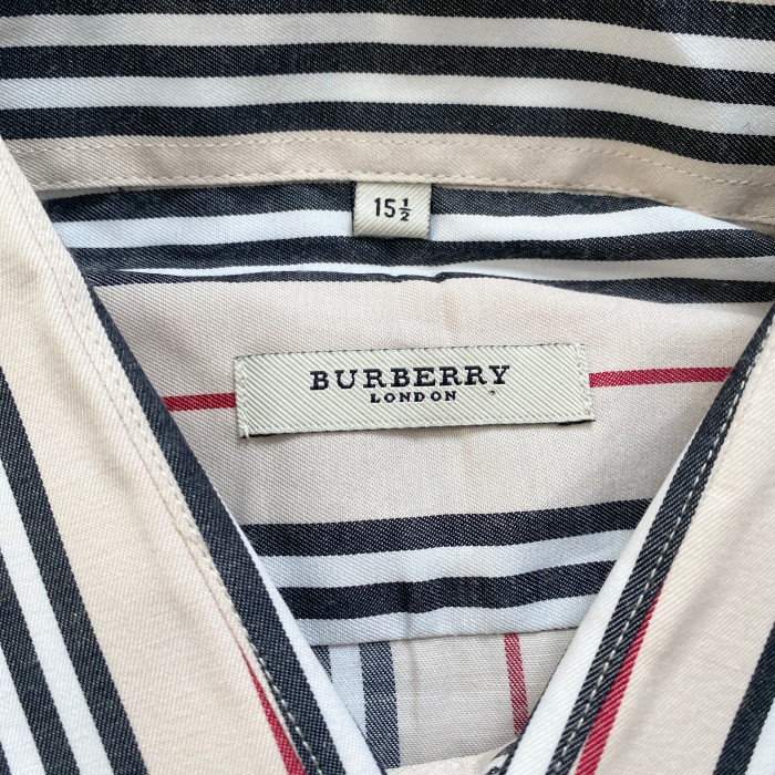 Burberry LONDON ストライプシャツ　古着 | Vintage.City 古着屋、古着コーデ情報を発信
