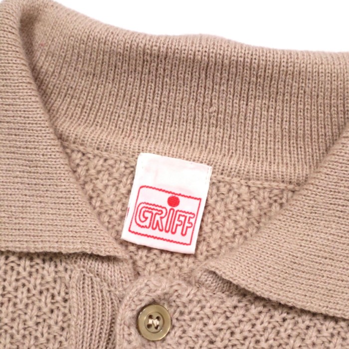 USED GRIFF wool knit polo shirt | Vintage.City 古着屋、古着コーデ情報を発信