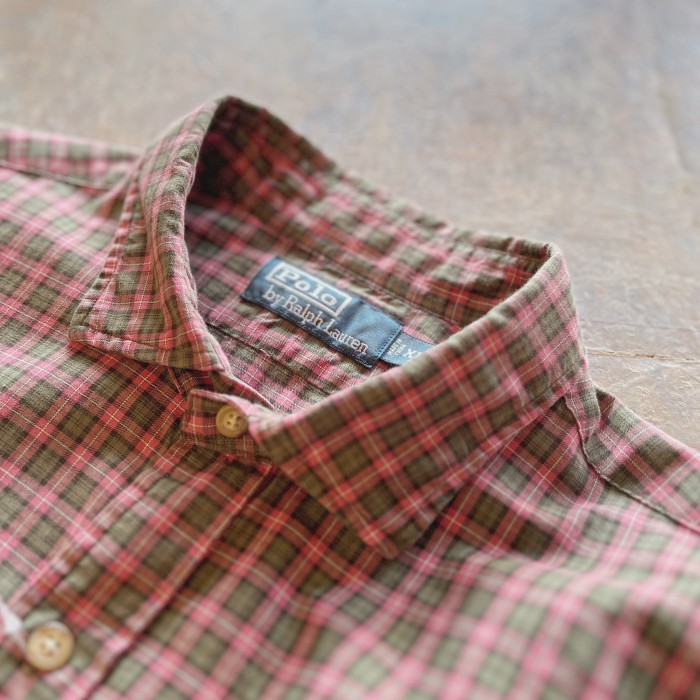 Polo Ralph Lauren check shirt | Vintage.City 古着屋、古着コーデ情報を発信
