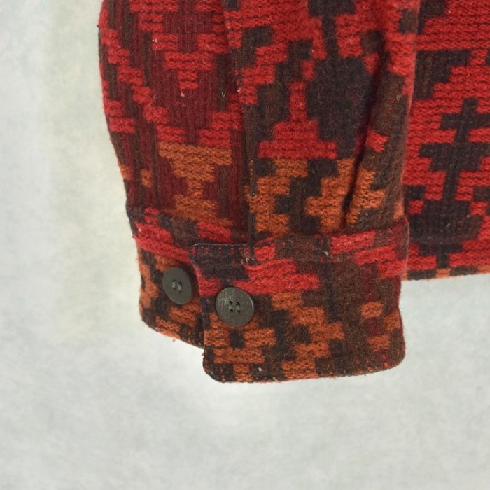 old " woolrich " native pattern wool jacket | Vintage.City 古着屋、古着コーデ情報を発信