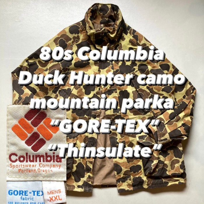 80’s Columbia GORE-TEX ダックハンターカモパーカー