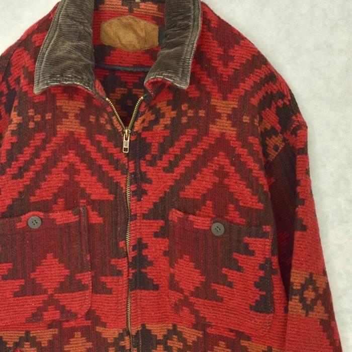 old " woolrich " native pattern wool jacket | Vintage.City Vintage Shops, Vintage Fashion Trends