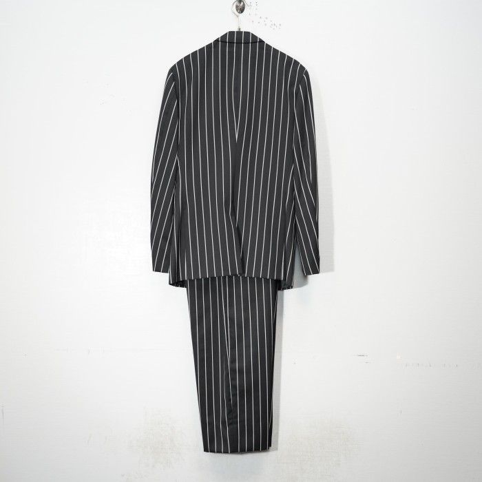 BURBERRY LONDON ENGLAND STRIPE PATTERNED SET UP SUIT MADE IN ITALY/バーバリーロンドンイングランドストライプ柄セットアップスーツ | Vintage.City 古着屋、古着コーデ情報を発信
