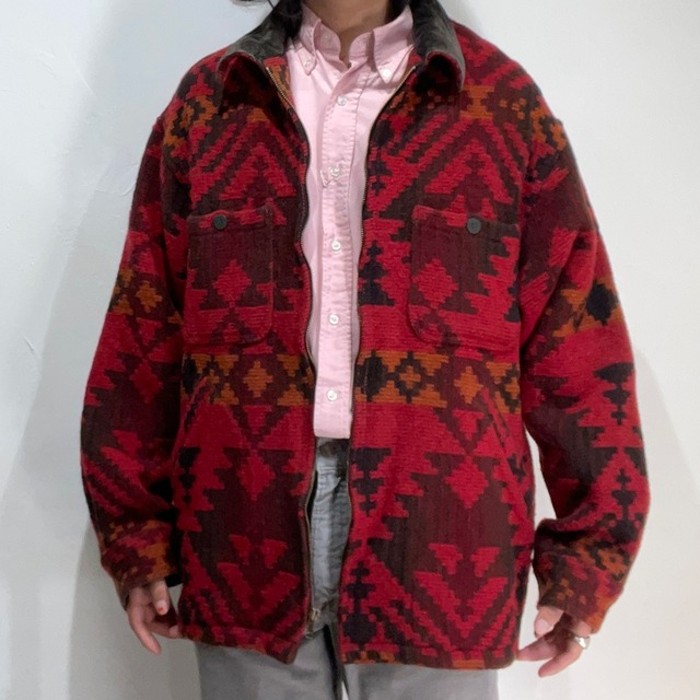 old " woolrich " native pattern wool jacket | Vintage.City 빈티지숍, 빈티지 코디 정보