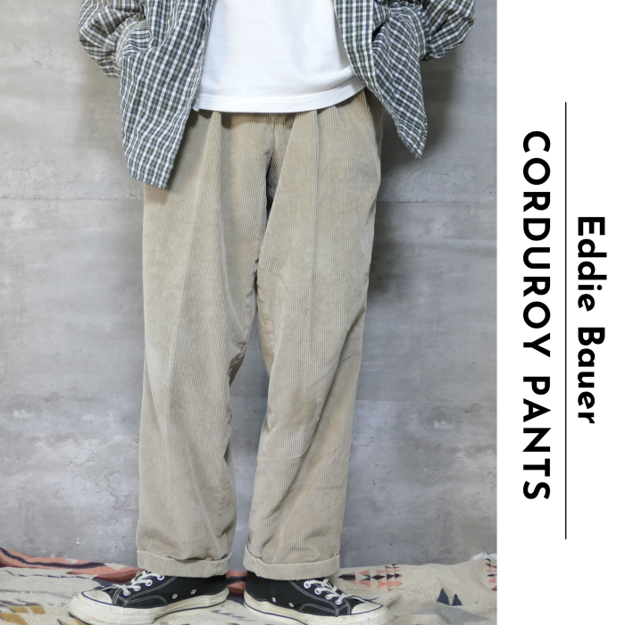 USED 34inch Corduroy pants -Eddie Bauer- | Vintage.City 빈티지숍, 빈티지 코디 정보