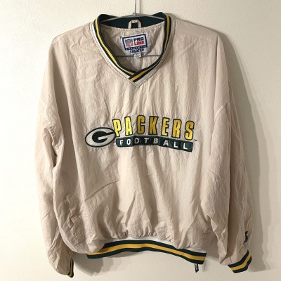 90's starter nfl packers pullover windbraker🏈 | Vintage.City 古着屋、古着コーデ情報を発信