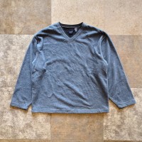 Old GAP icegray fleece pullover | Vintage.City 古着屋、古着コーデ情報を発信