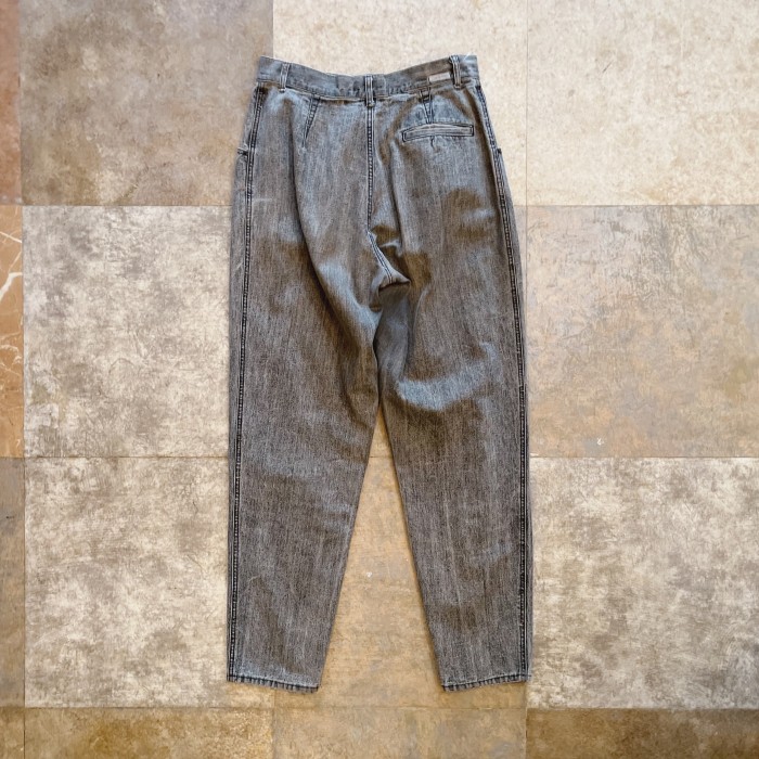 Old CK Black Denim Pants | Vintage.City 古着屋、古着コーデ情報を発信