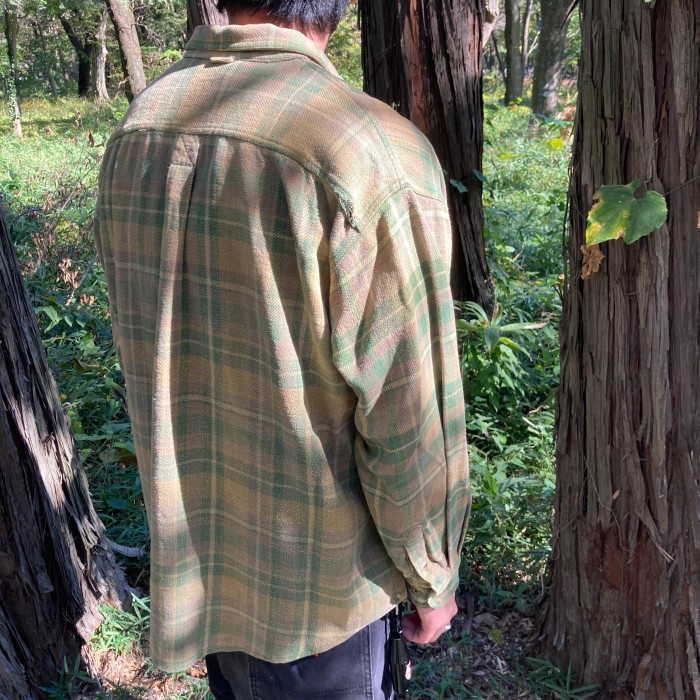 【90s〜 Timberland WEATHERGEAR】Heavy Flannel Shirt | Vintage.City 古着屋、古着コーデ情報を発信
