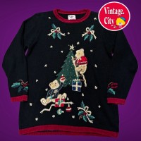 183)ビンテージクリスマスセーター | Vintage.City 古着屋、古着コーデ情報を発信