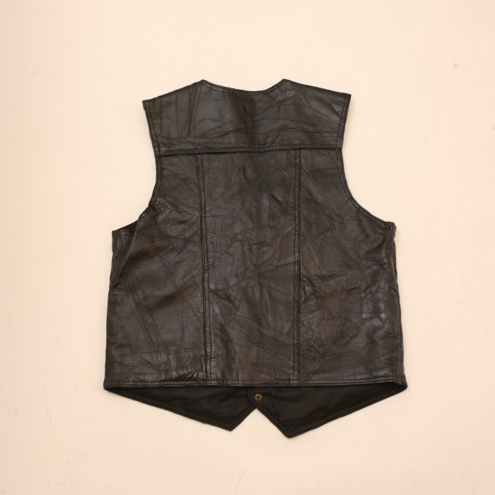 デザイン レザーベスト Design Leather Vest # | Vintage.City 古着屋、古着コーデ情報を発信