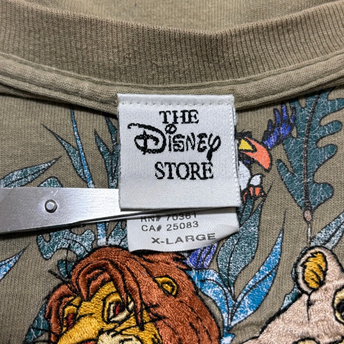 90s Disney THE LION KING tシャツ ライオンキング  ディズニー　USA アメリカ製　刺繍　XL | Vintage.City 빈티지숍, 빈티지 코디 정보