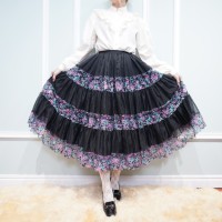 *SPECIAL ITEM* USA VINTAGE FLOWER PATTERNED SWITCHED LONG SKIRT/アメリカ古着花柄切替ロングスカート | Vintage.City 빈티지숍, 빈티지 코디 정보