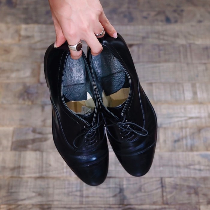 old " bostonian " black leather shoes | Vintage.City 古着屋、古着コーデ情報を発信
