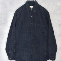 old “ eddie bauer " blackwatch pattern corduroy BD shirts | Vintage.City 빈티지숍, 빈티지 코디 정보