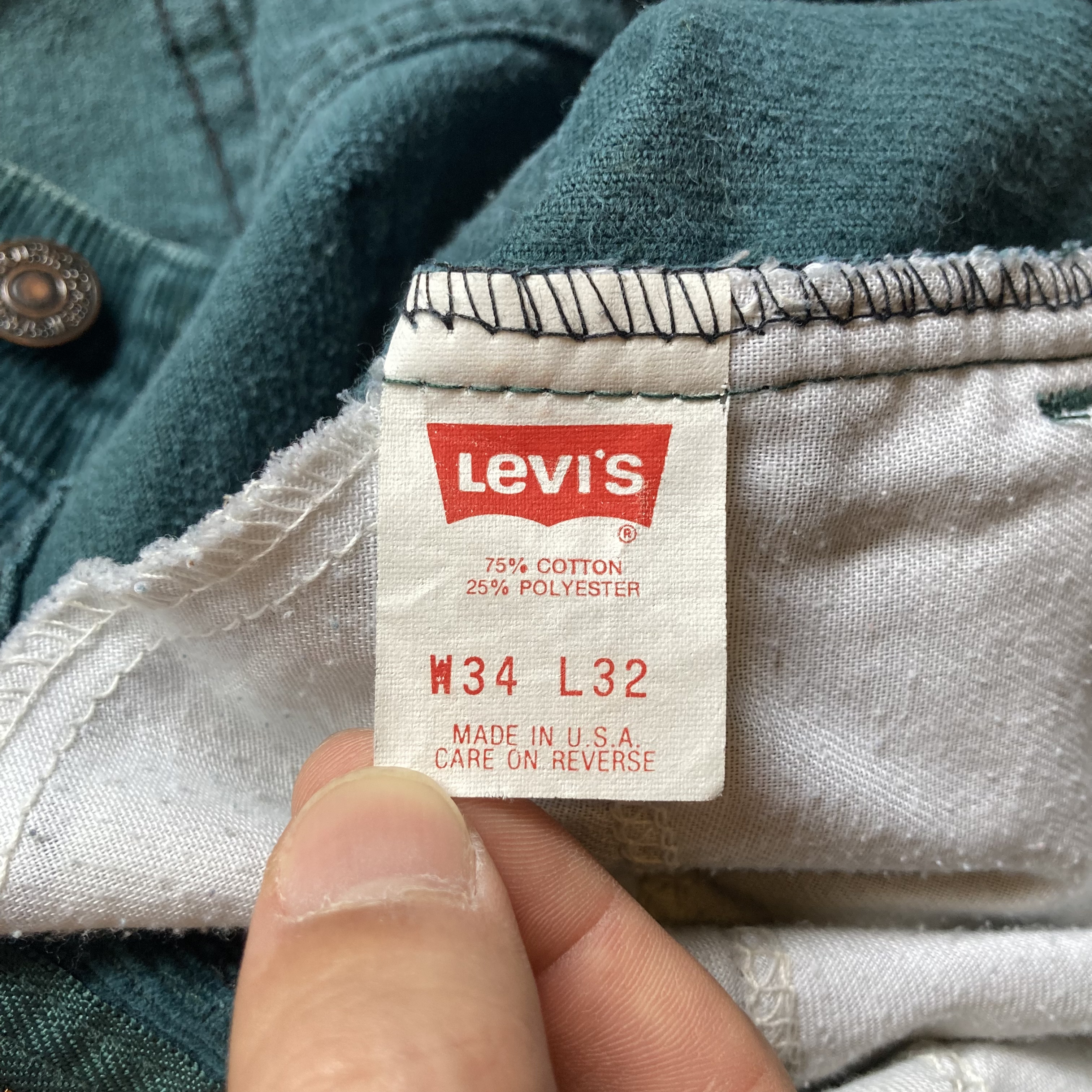 90s Levi's 519 corduroy pants 34×32 90年代 リーバイス519