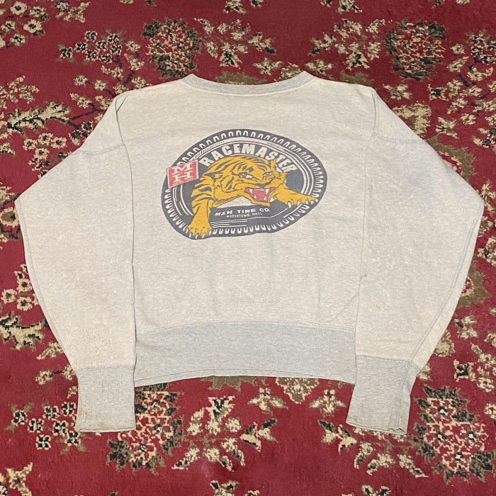 50s~60s NEW BRUNSWICK Two-Tone Sweatshirt 前V 貼り付けガゼット ２ ...