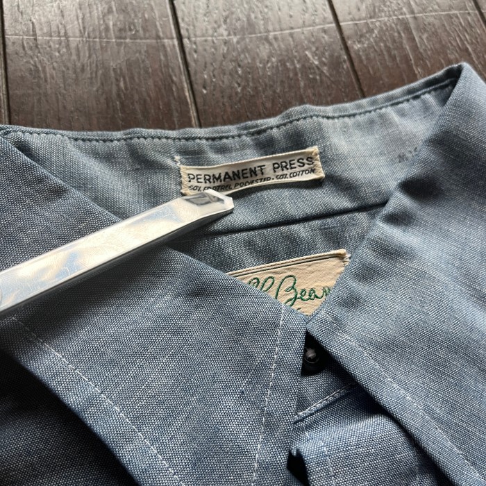 60s L.L.Bean L/S Chambray Shirt | Vintage.City Vintage Shops, Vintage Fashion Trends