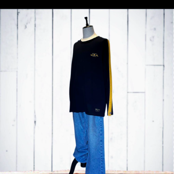 レア！  ビンテージ polo jeans usa 切り替え 長袖 Tシャツ | Vintage.City 빈티지숍, 빈티지 코디 정보