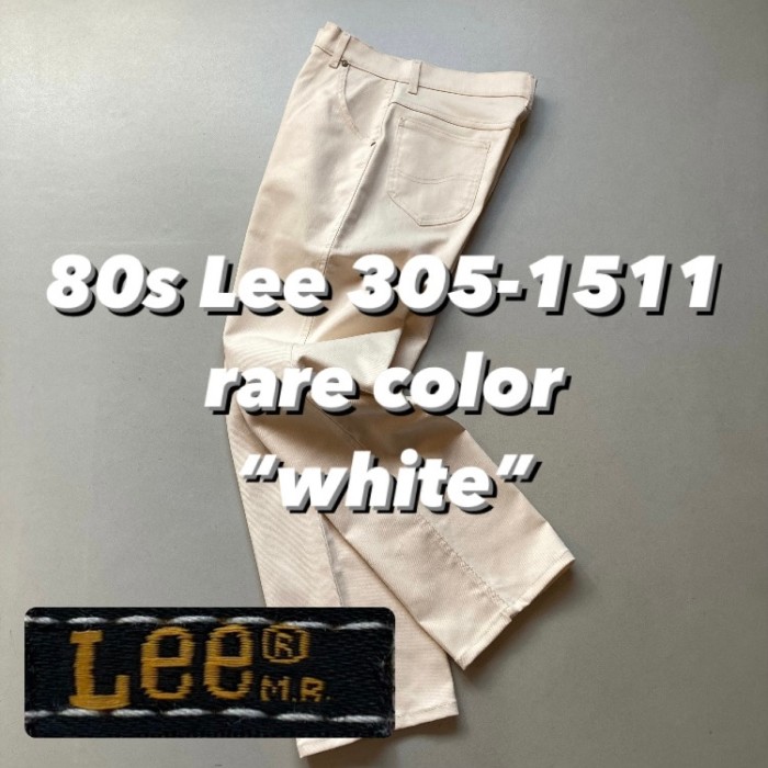 80s Lee 305 rare color “white” 80年代 リー305 激レアカラー ストレッチ素材 | Vintage.City 빈티지숍, 빈티지 코디 정보