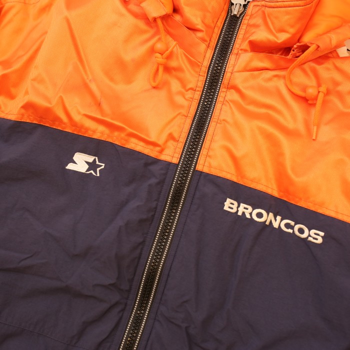 NFL デンバー・ブロンコス ナイロンジャケット Denver Broncos Hooded Nylon Jacket# | Vintage.City 빈티지숍, 빈티지 코디 정보