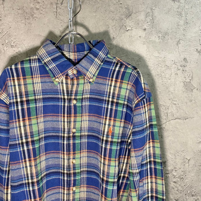 90's Ralph Lauren flannel check shirt | Vintage.City 古着屋、古着コーデ情報を発信